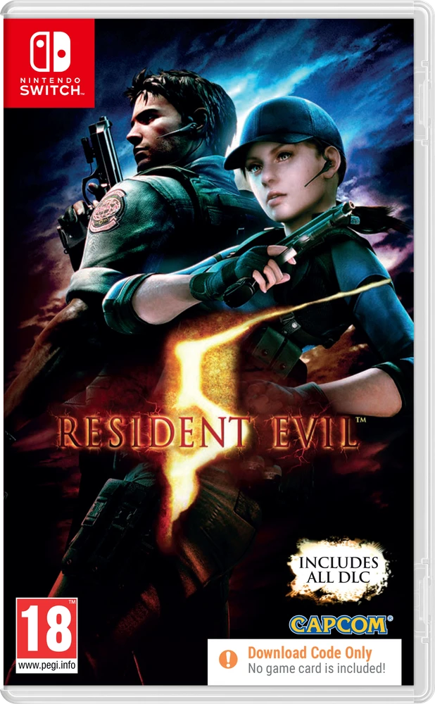 „Resident Evil 5“ (kodas dėžutėje) – „Nintendo Switch“