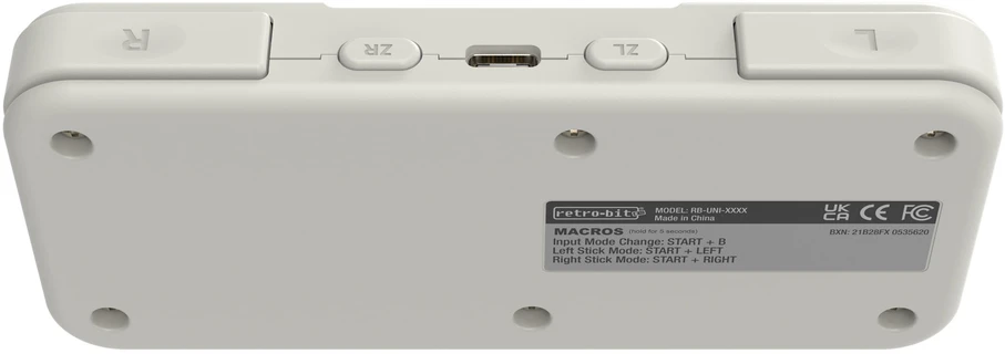Retro-Bit - Origin8 2.4G Pad NS, NES - Pilkas