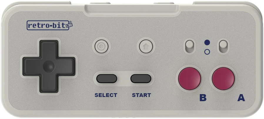 Retro-Bit - Origin8 2.4G Pad NS, NES - Pilkas