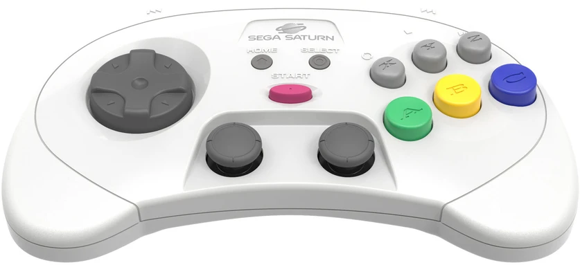 „Retro-Bit“ – „SEGA Saturn PRO“ valdiklis – baltas