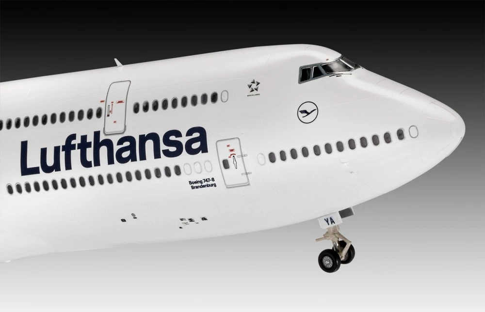 Revell – Boeing 747-8 Lufthansa „New Livery“, 1/144, 03891