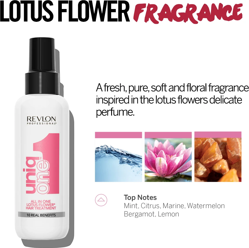 "Revlon Uniq One All In One Lotus Flower" plaukų priežiūros purškiklis 150ml