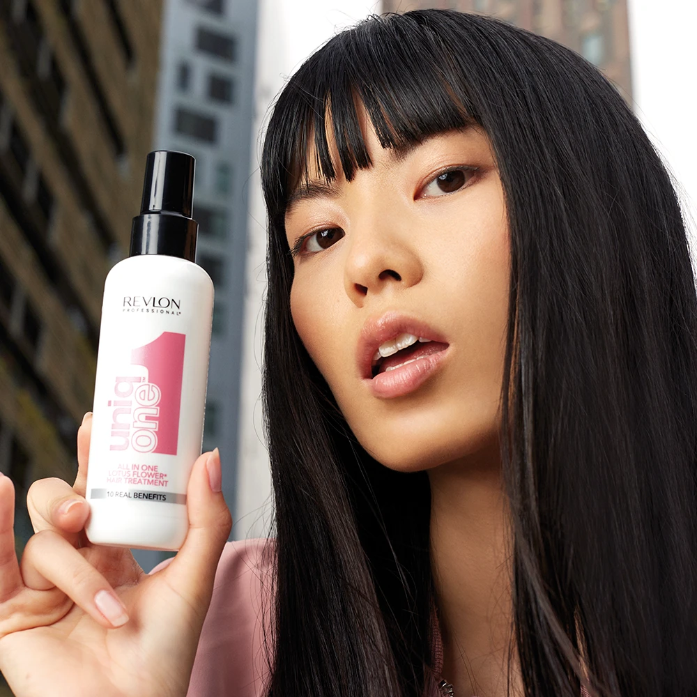 Purškiama plaukų kaukė Revlon Uniq One All In One Lotus Flower Hair Treatment 150ml