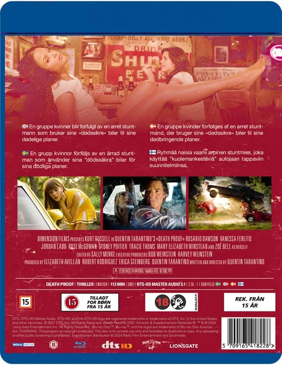Rialto GRIND HOUSE: MIRTIES ĮRODYMAS - (Blu-Ray) (Quentino Tarantino filmas)