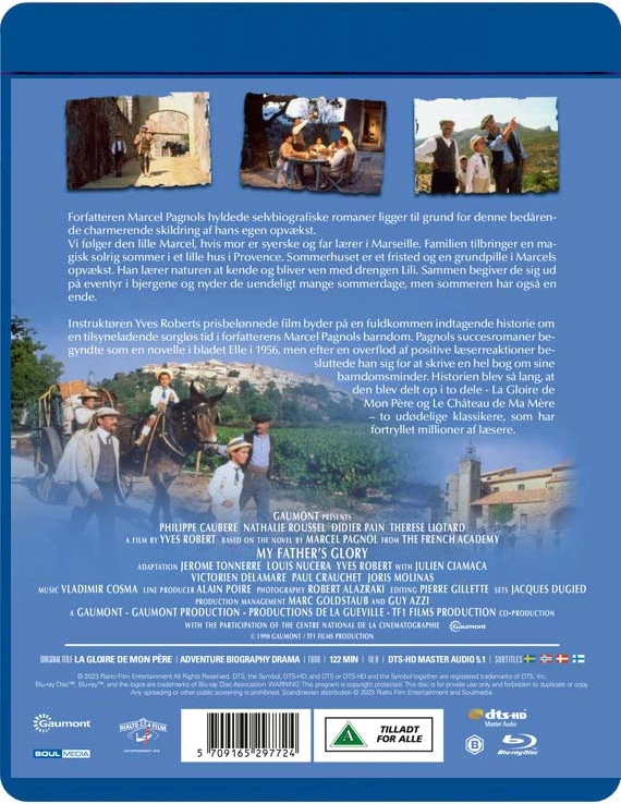 Rialto Mano Tėvo Šlovė – MANO TĖVO DIDŽIOJI DIENA – RAKTAS – (Blu-Ray) – (Danija)