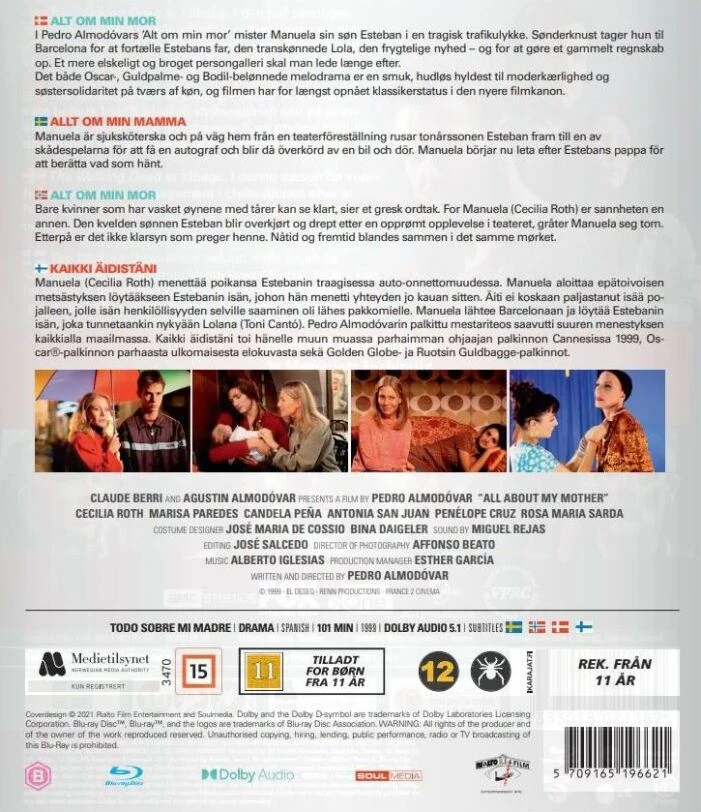 Rialto VISKAS APIE MANO MOTINĄ (PEDRO ALMODOVAR)