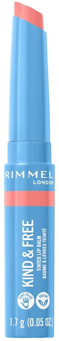 Rimmel London Kind and Free tonuotas lūpų balzamas 004-Hibiscus Blaze 1,7g