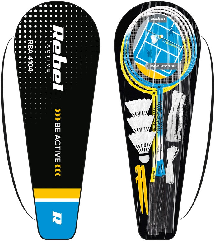 Badmintono rinkinys su tinkleliu, REBEL ACTIVE