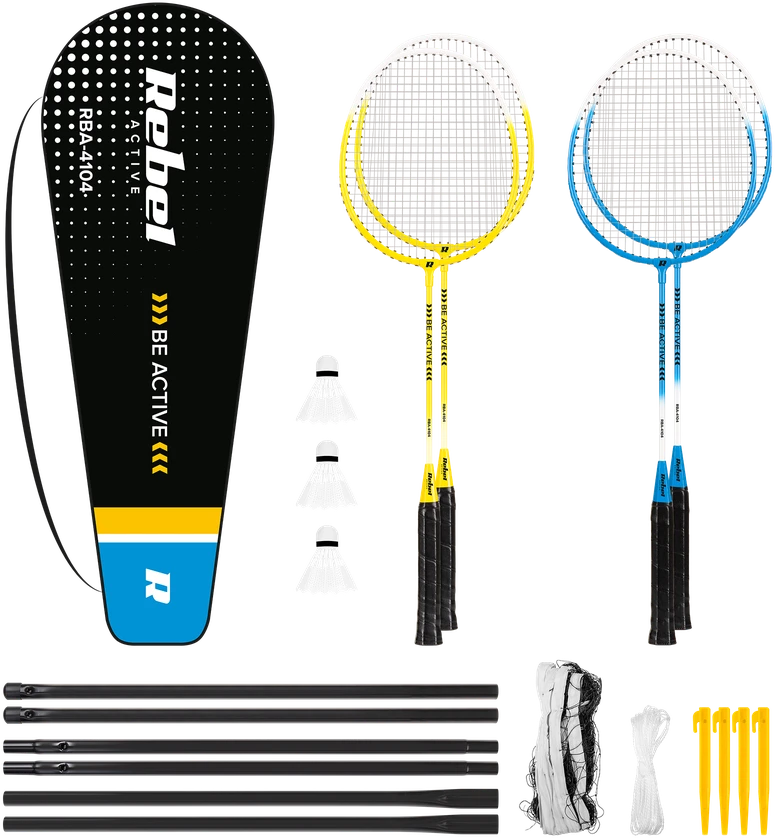 Badmintono rinkinys su tinkleliu, REBEL ACTIVE
