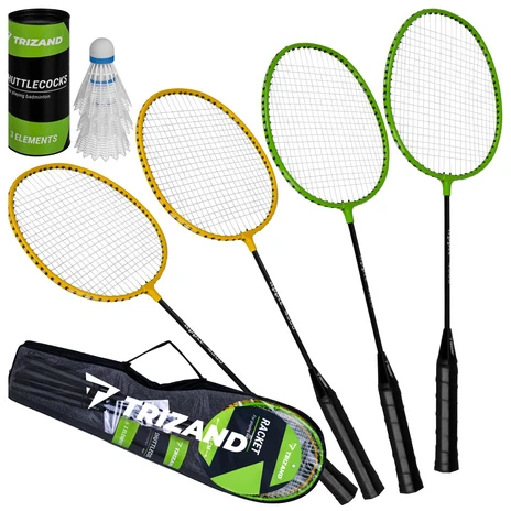 Badmintono rinkinys dėkle - 8 dalys Trizand