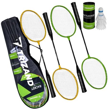 Badmintono rinkinys dėkle - 8 dalys Trizand