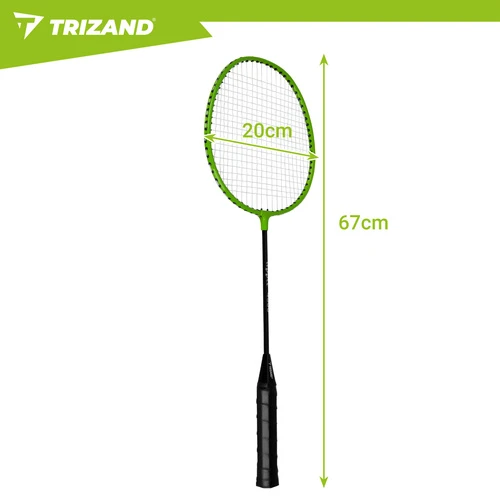 Badmintono rinkinys dėkle - 8 dalys Trizand