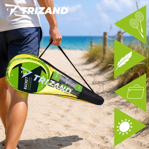 Badmintono rinkinys dėkle - 9 dalys Trizand