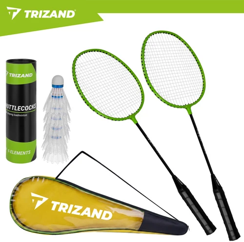 Badmintono rinkinys dėkle - 9 dalys Trizand