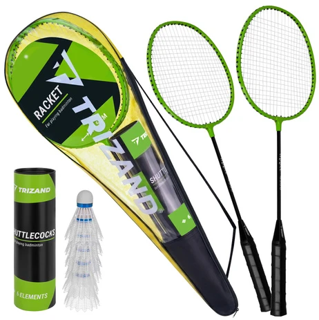 Badmintono rinkinys dėkle - 9 dalys Trizand