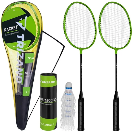 Badmintono rinkinys dėkle - 9 dalys Trizand
