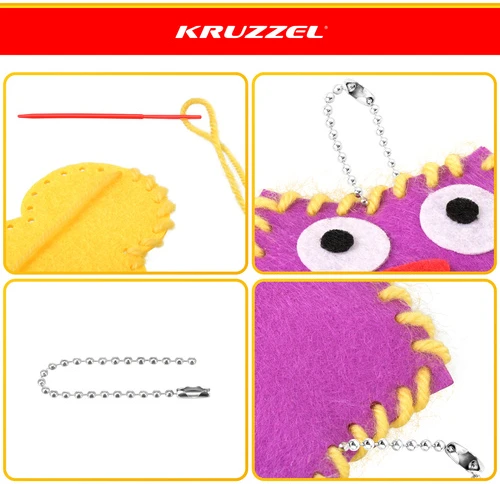 Kruzzel 12-piece sewing kit for children