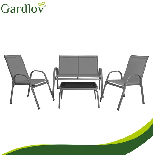 Balcony furniture set - pilka Gardlov
