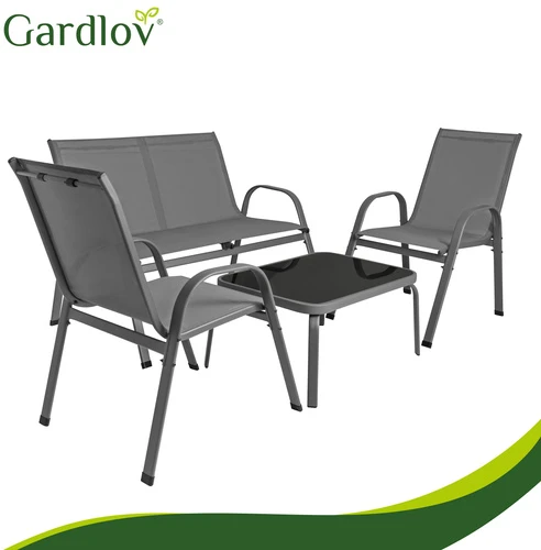 Balcony furniture set - pilka Gardlov