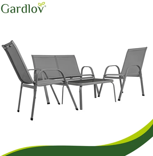 Balcony furniture set - pilka Gardlov