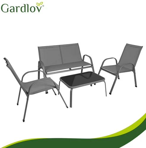 Balcony furniture set - pilka Gardlov