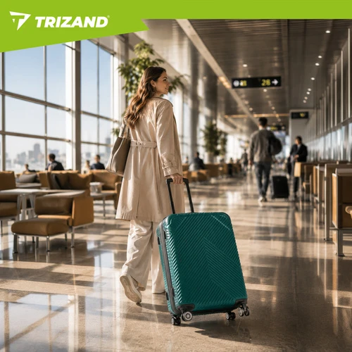 3-in-1 suitcase set - žalias Trizand 27672