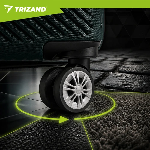 3-in-1 suitcase set - žalias Trizand 27672