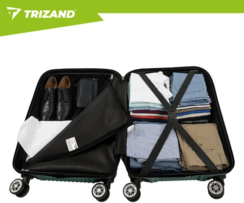 3-in-1 suitcase set - žalias Trizand 27672