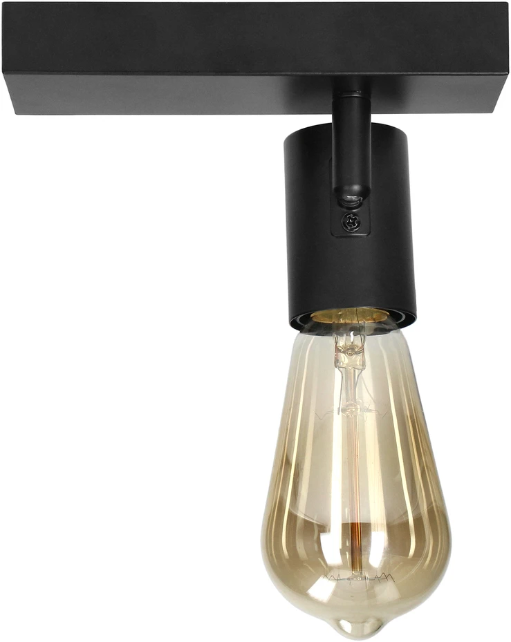Orno RIO SP 1, sieninis-lubinis šviestuvas, E27, maks. 60 W, IP20, juodas