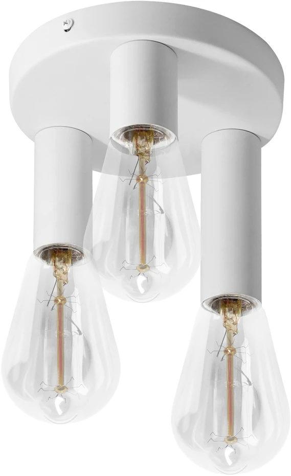 Orno RIO SP 3, sieninis-lubinis šviestuvas, E27, max. 3x60W, IP20, baltas, apvalus