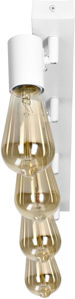 Orno RIO SP 4 sieninis-lubinis šviestuvas, E27, maks. 4x60W, IP20, baltas