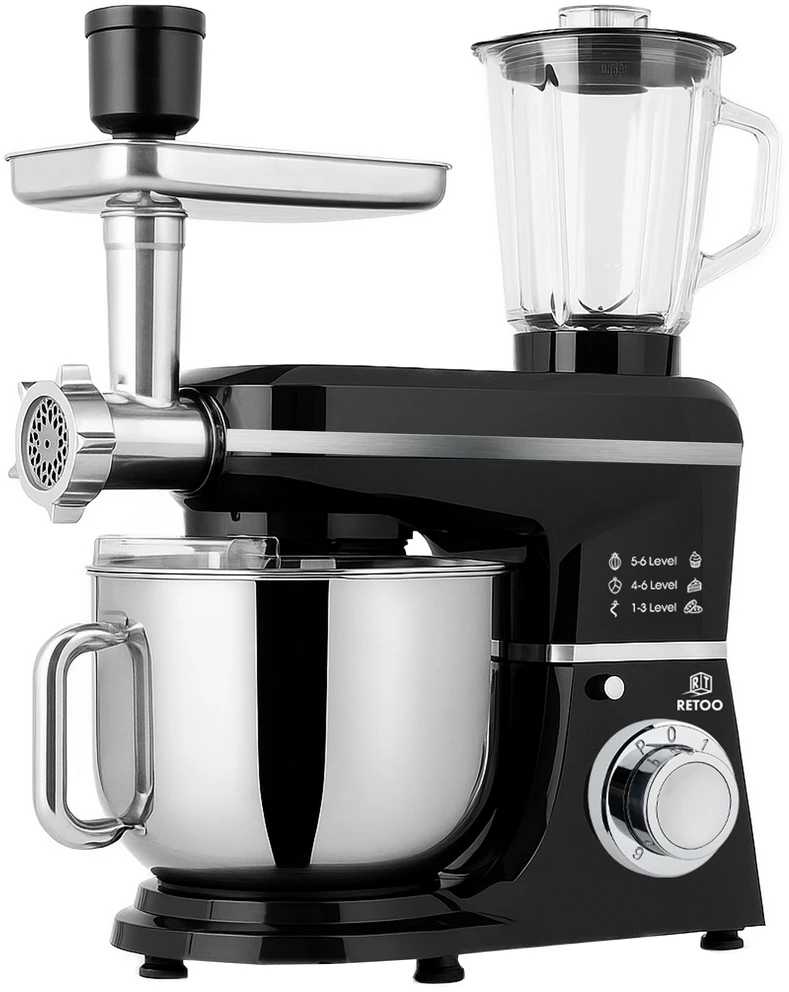 Virtuvinis kombainas Retoo Planetinis virtuvės kombainas CookMaster OR1104, 5in1, 3200W