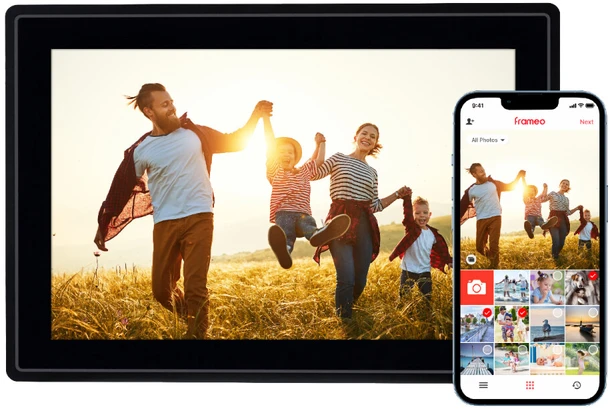 „Rollei“ – išmanesnis nuotraukų rėmelis – 10 colių įstrižainė – WIFI – programėlės valdymas – modelis 100, juodas