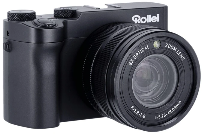 „Rollei - Powerflex 8X“ dviejų objektyvų skaitmeninis fotoaparatas