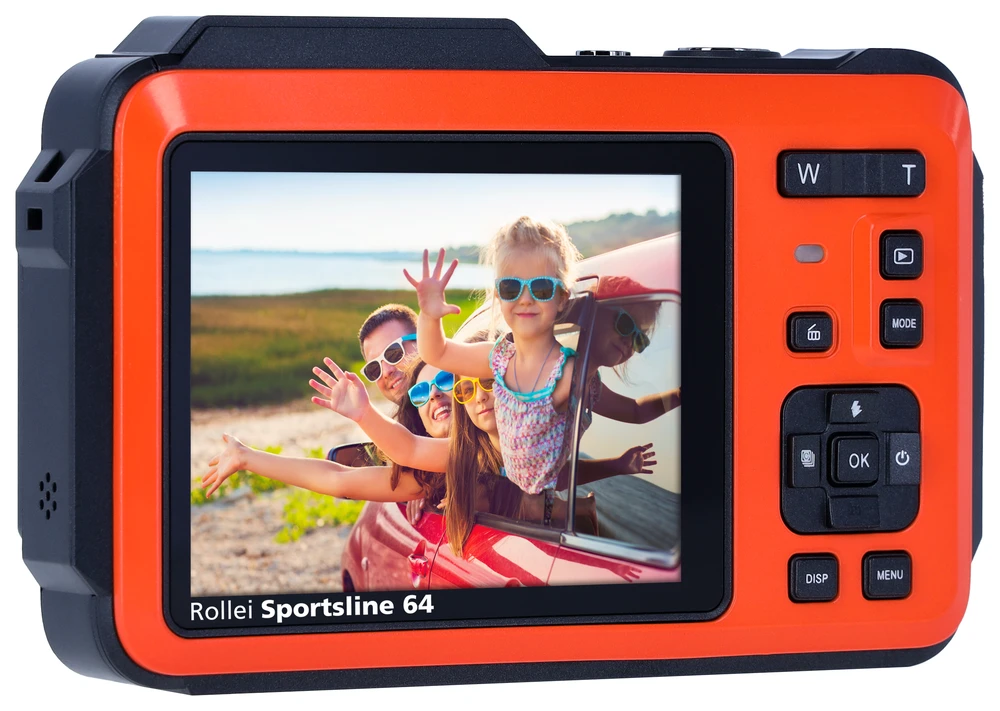 Rollei – Sportsline 64 fotoaparato asmenukės oranžinė