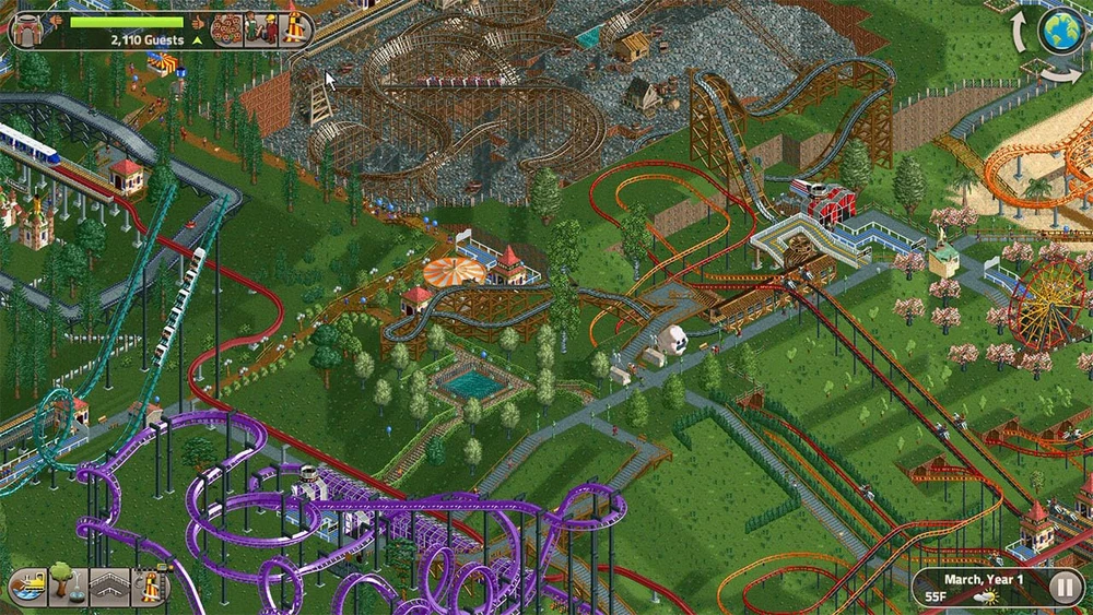 Roller Atari Amerikietiškų kalnelių magnato klasika