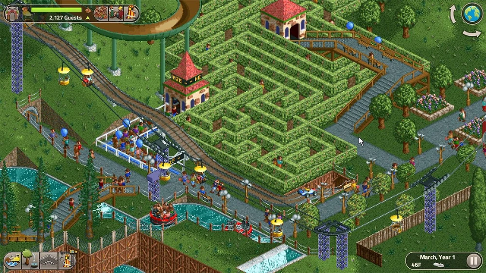 Roller Atari Amerikietiškų kalnelių magnato klasika