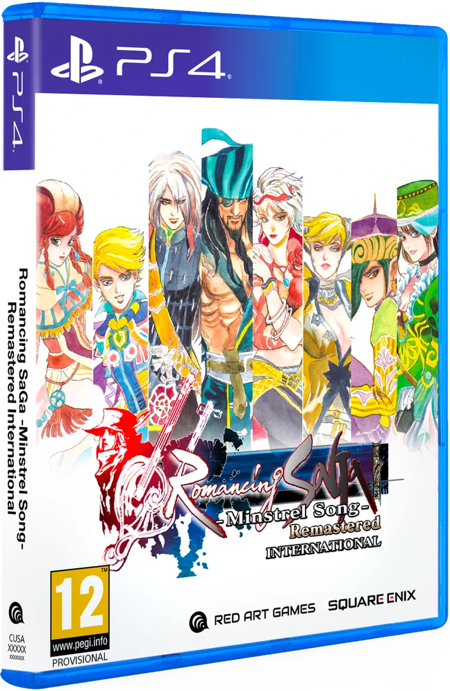 Nezatříděno „Romancing SaGa“ – „Minstrel Song“ – remasteruotas tarptautinis žaidimas – „PlayStation 4“