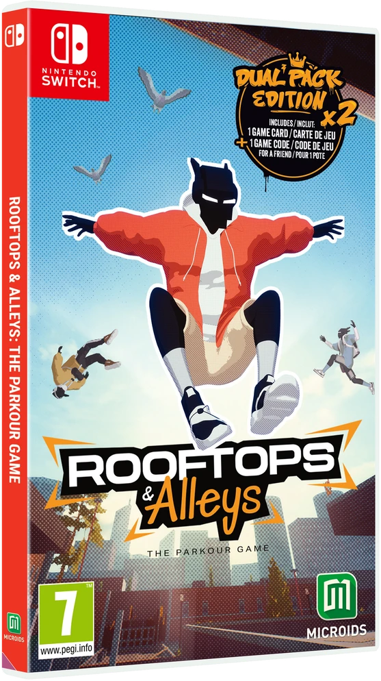 Rooftops „Microïds“ stogai ir alėjos