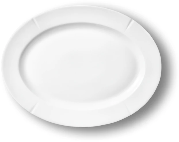 Rosendahl - GC ovalios lėkštės - baltos - 30x23 cm - 4 vnt.