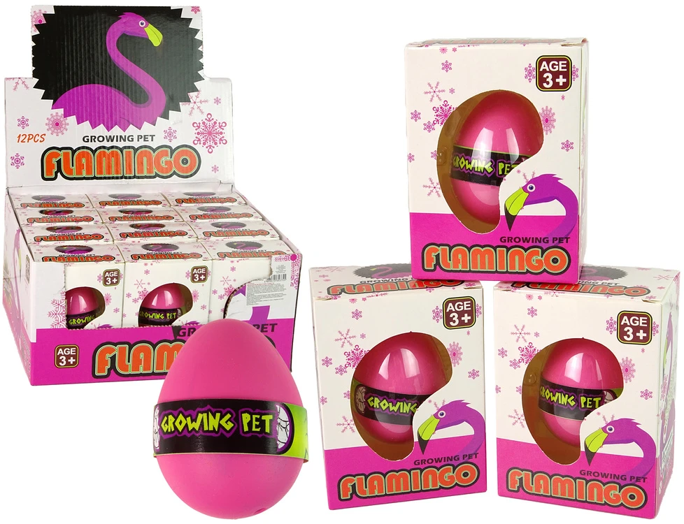 Lean Toys Augantis flamingo kiaušinis LeanToys 6 cm, rožinis