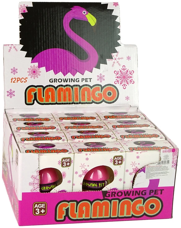Lean Toys Augantis flamingo kiaušinis LeanToys 6 cm, rožinis