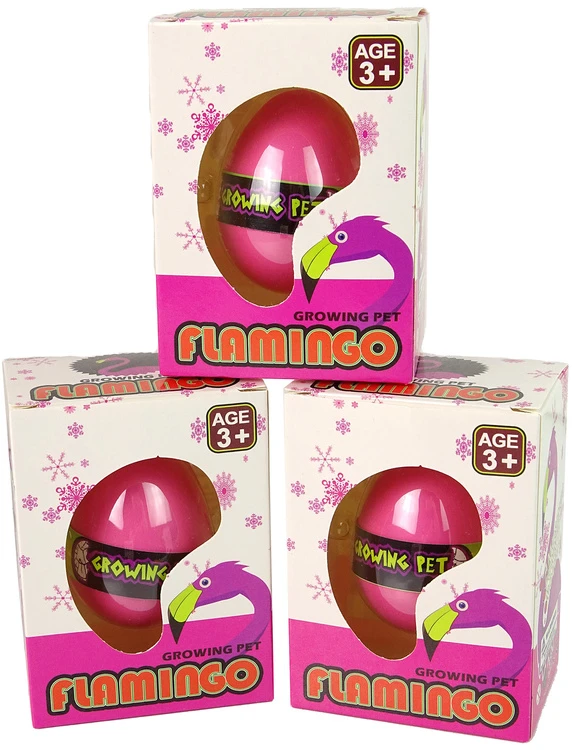Lean Toys Augantis flamingo kiaušinis LeanToys 6 cm, rožinis