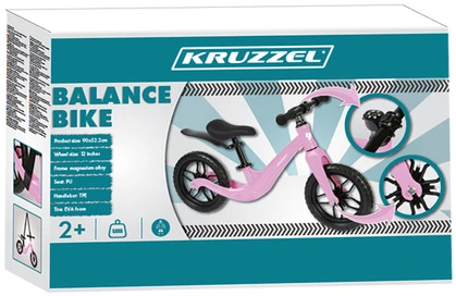Balance bike pink Kruzzel 25768