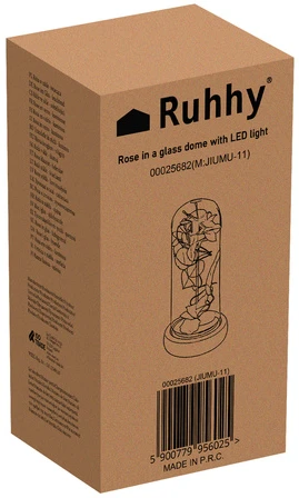 Rožė stiklinėje - spindinti Ruhhy 25682