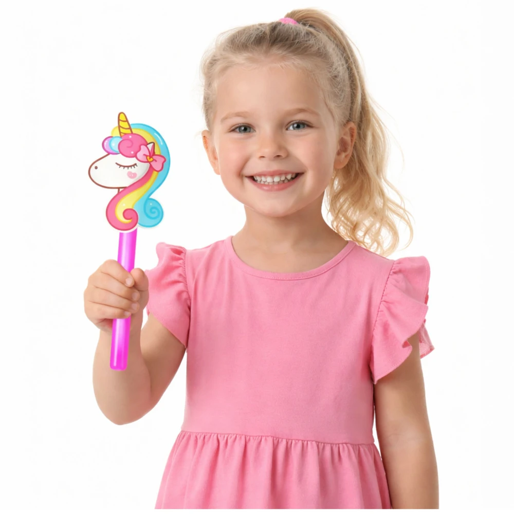 Lean Toys Różdżka Vienaragio fluorescencinis, tamsoje šviečiantis neoninis lazdelės formos lazdelė, 25 cm