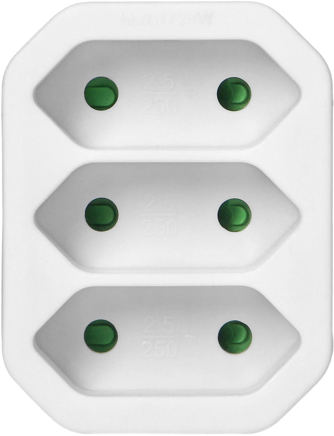 Orno Rozgałęźnik Skirstytuvas 3x2P euro, baltas