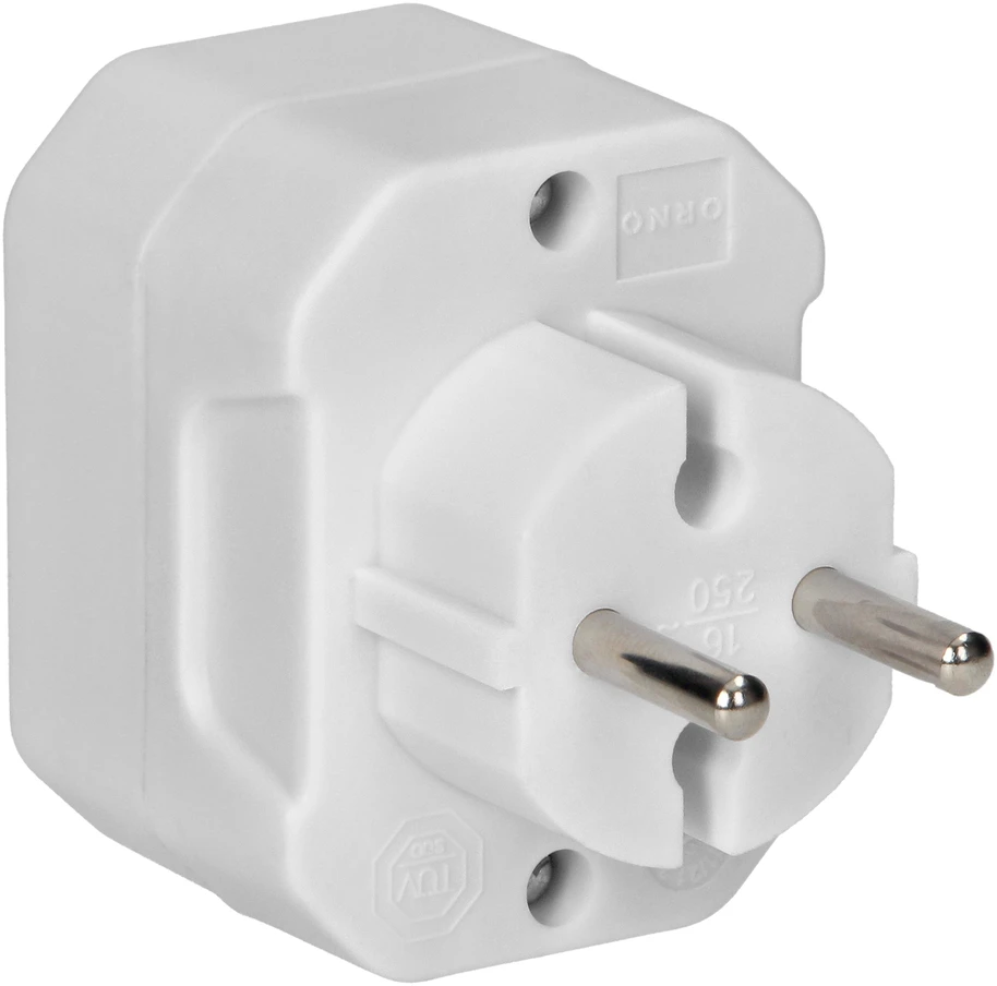 Orno Rozgałęźnik Skirstytuvas 3x2P euro, baltas