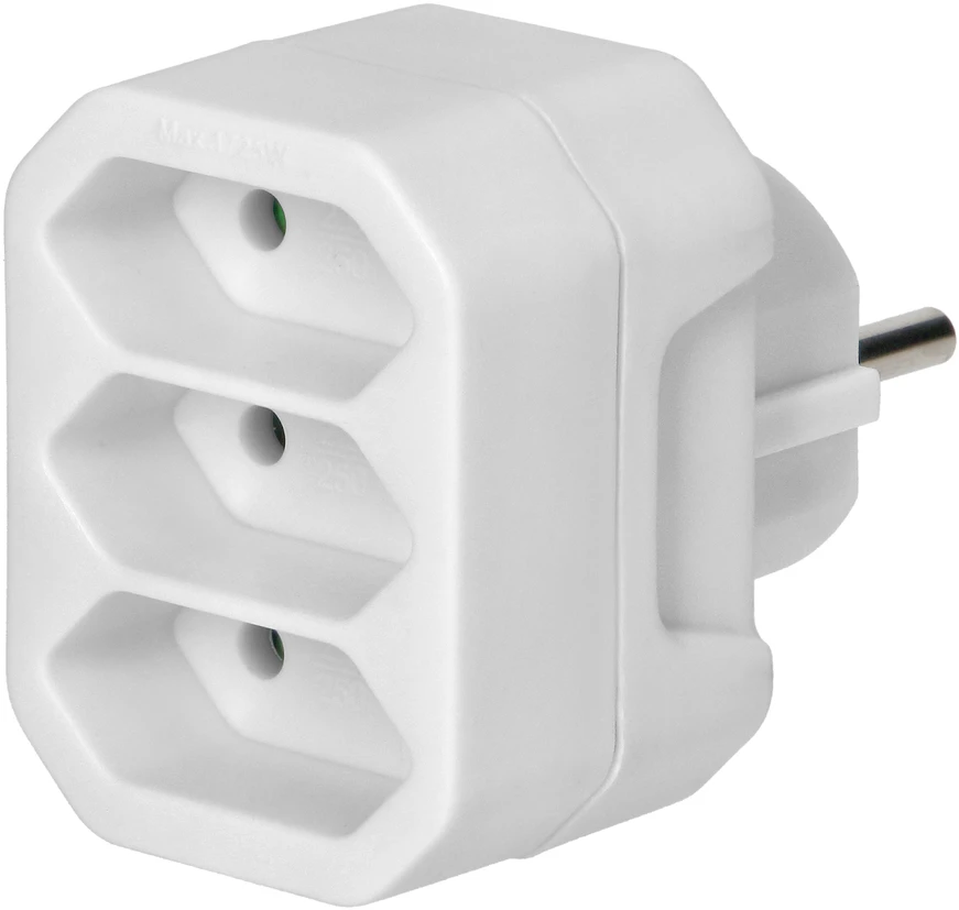 Orno Rozgałęźnik Skirstytuvas 3x2P euro, baltas