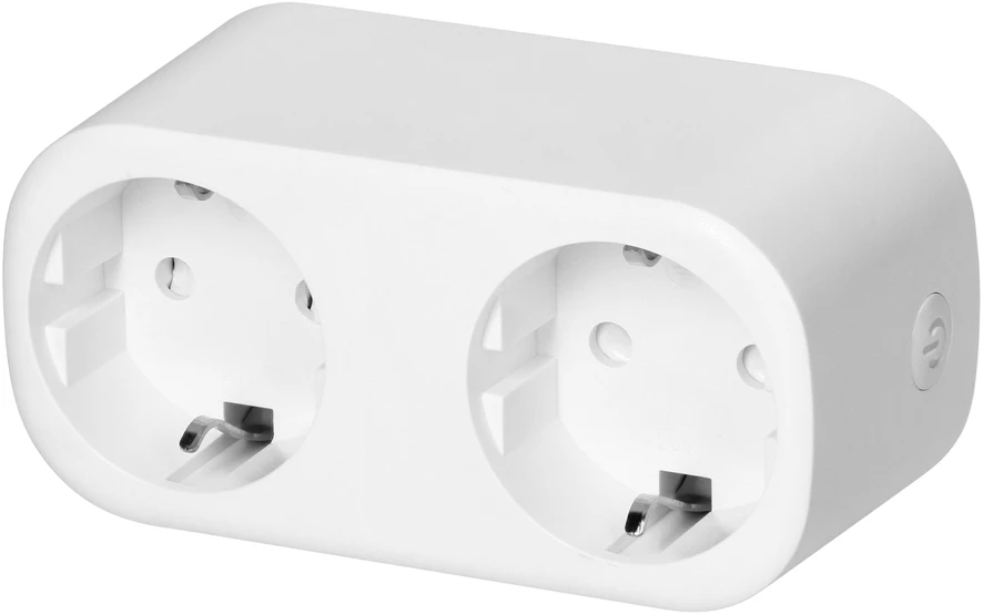 Orno Rozgałęźnik „Tuya Smart Wi-Fi“ dvigubas belaidis skirstytuvas, „Schuko“, baltas